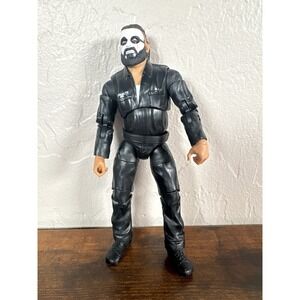 AEW Ortiz Rikers Island Inmate Action Figure Jazwares Black Outfit 6.5 Inch